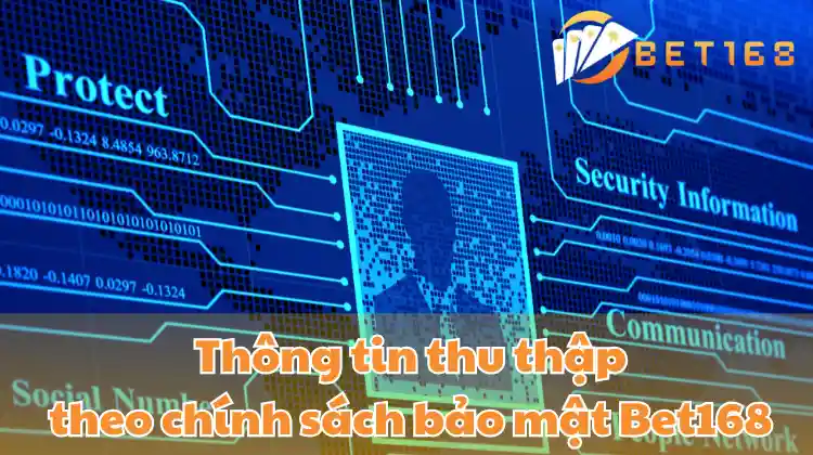 Thông tin thu thập theo chính sách bảo mật Bet168